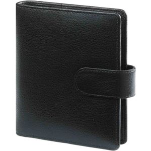 1311-Kz-P Hervulbare Pocket Planner Organizer Zwart Leer