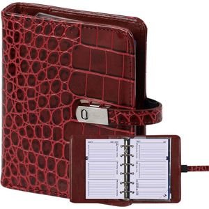 Organizer Kalpa Pocket incl agenda 2023-2024 7dagen/2pagina's croco mulberry