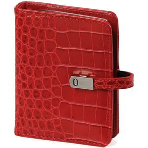 Kalpa 1311-11 Navulbare Pocket Ringband Planner Organizer Croco Rood 1 week per 2 paginas 2024-2025-2026