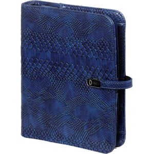 Kalpa 1011-75 A5 Ringband Agenda Indigo kroko 1 week per 2 paginas 2024-2025-2026