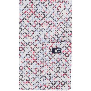 Giordano - Overhemd - Rood - Katoen - Lange Mouwen - Borstzak