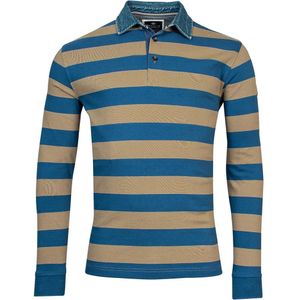 Baileys - Rugby Trui - Blauw/Bruin - Katoen
