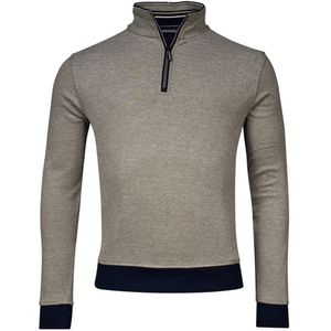 Baileys - Sweater - Groen - 100% Katoen - Half Zip