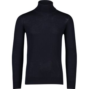 Portofino wollen coltrui donkerblauw slim fit