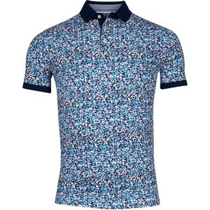 Baileys - Polo - Blauw - Katoen - Geprint