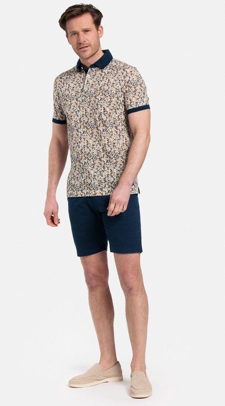 Marc O'Polo - Classic fine stripe - Kimono - Dark Sand