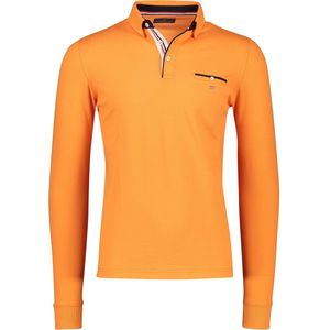 Portofino - Polo - Oranje - Katoen/Elastaan