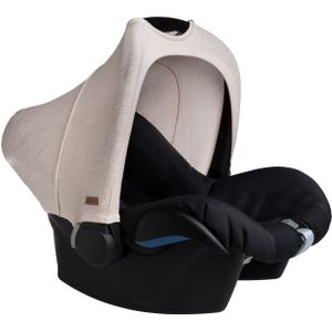 Baby's Only Autostoel zonnekap - Zonnescherm Maxi Cosi 0+ Sparkle - Goud-Ivoor Mêlee - Met subtiel glittertje