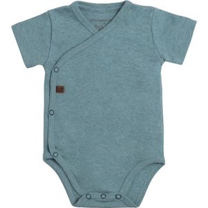 Baby's Only - Melange - Romper - Stonegreen - Korte Mouwen