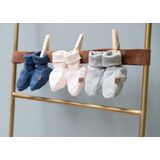 Baby's Only - Melange Babyslofjes - Roze - 100% Ecologisch Katoen