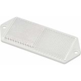 Pro Plus Reflector met Schroefbevestiging - 127 x 51 mm - Wit - 2 stuks