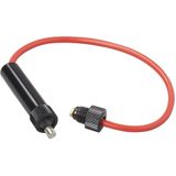 ProPlus - Compacte in-line Zekeringhouder - 2,5 mm² Draaddiameter - Voor Buis- en Glaszekeringen