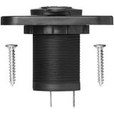 ProPlus - Sigarettenaansteker-inbouwdoos - Zwart - 12V/24V - 29 mm