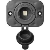 ProPlus - Sigarettenaansteker-inbouwdoos - Zwart - 12V/24V - 29 mm