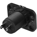 ProPlus - Sigarettenaansteker-inbouwdoos - Zwart - 12V/24V - 29 mm