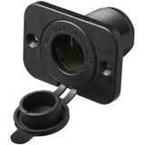 ProPlus Sigarettenaansteker-inbouwdoos - 12V/24V - met afsluitdop - zwart - 29 mm