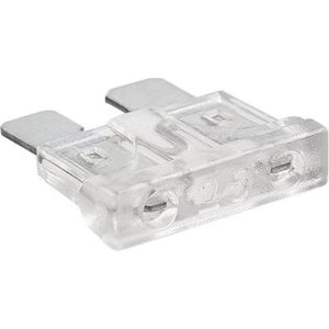 ProPlus Steekzekeringen - 25 Ampère - Transparant - Standaard - Voor Auto's en Vrachtwagens