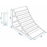 Pro Plus Wielkeg met Handvat - Kunststof - 148 X 102 X 88 - Zwart - 2 Stuks