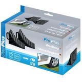 Pro Plus Wielkeg met Handvat - Kunststof - 148 X 102 X 88 - Zwart - 2 Stuks