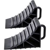 Pro Plus Wielkeg met Handvat - Kunststof - 148 X 102 X 88 - Zwart - 2 Stuks