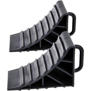 Pro Plus Wielkeg met Handvat - Kunststof - 148 X 102 X 88 - Zwart - 2 Stuks