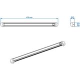 ProPlus Lichtlijn plafonnière - 30 leds - 12V - 450 lumen - 470x35x33 mm