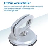 ProPlus - Vacuümheffer - Glasdrager - Aluminium - 118 mm