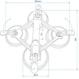 ProPlus - Vacuümheffer - Zwart - Robuust