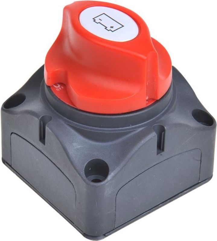 ProPlus - Hoofdstroomschakelaar - Rood/Zwart - 12-36 Volt - 275/1250 Ampère - Opbouw
