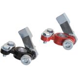 ProPlus - Accupoolklemmen Set - Rood en Zwart - Snelsluiting - 12-24V - 4-6AWG