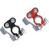 ProPlus - Accupoolklemmen Set - Rood en Zwart - Snelsluiting - 12-24V - 4-6AWG