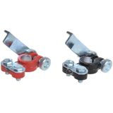 ProPlus - Accupoolklemmen Set - Rood en Zwart - Snelsluiting - 12-24V - 4-6AWG