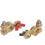 ProPlus - Accupoolklem Set - Rood/Zwart - Messing/Staal