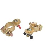 ProPlus - Accupoolklem Set - Rood/Zwart - Messing/Staal