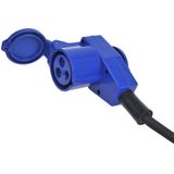 ProPlus Verlengkabel - 10 meter - haakse contrastekker - Schuko stopcontact - 3 x 1.5 mm²