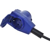 ProPlus Verlengkabel - 10 meter - haakse contrastekker - Schuko stopcontact - 3 x 1.5 mm²