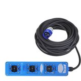 ProPlus Stekkerdoos 3-weg Schuko Aansluiting 5 M