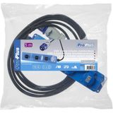 ProPlus Stekkerdoos 3-weg Schuko Aansluiting 5 M