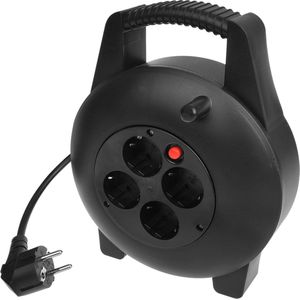 ProPlus Kabelhaspel 4-weg Schuko 10 m