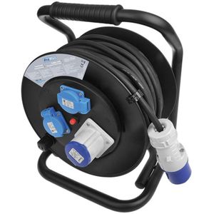 ProPlus Kabelhaspel - 25 meter - CEE naar Schuko - 3 x 1.5 mm² - IP44