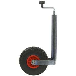Pro Plus Neuswiel Ø 48 mm voor Aanhanger - Kunststof Velg - PU Band Ø 260 x 85 mm
