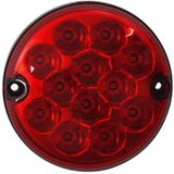 Pro Plus Mistachterlicht - 12 Volt & 24 Volt - LED - Ø 95 Mm - Rood