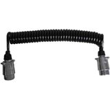 ProPlus - Spiraalkabel - Verlengkabel - 4,5 Meter - 2 x 7-polige Stekkers - Metaal