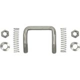 ProPlus - Sjorbeugel met Veer - RVS - 800 kg trekkracht - 70 mm