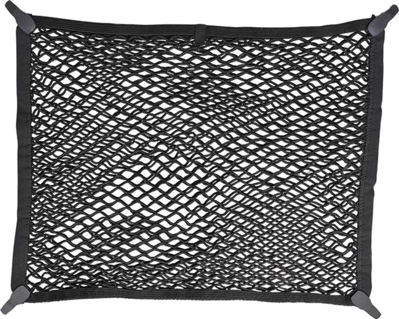 Pro Plus Bagagenet Elastisch - 80 x 60 cm - Dubbel met Kunststof Haken - Type NS-2