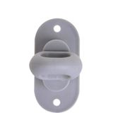 ProPlus - Draaisluiting voor Ovaal Oog - Kunststof - Grijs - 37 x 20 mm