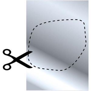 ProPlus - Multifunctionele Plakspiegel - Flexibel - Eenvoudig Op Maat Te Snijden