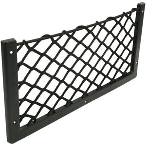 Opbergnet - Zwart - Kunststof - Eenvoudig Te Bevestigen