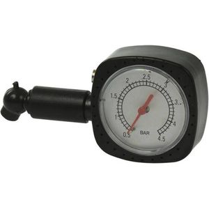 ProPlus Compacte analoge bandenspanningsmeter - nauwkeurig - meetbereik 0,5-4,5 bar - slagvast kunststof