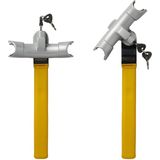 ProPlus - Stuurslot - Geel - Inclusief Passtuk en Sleutels